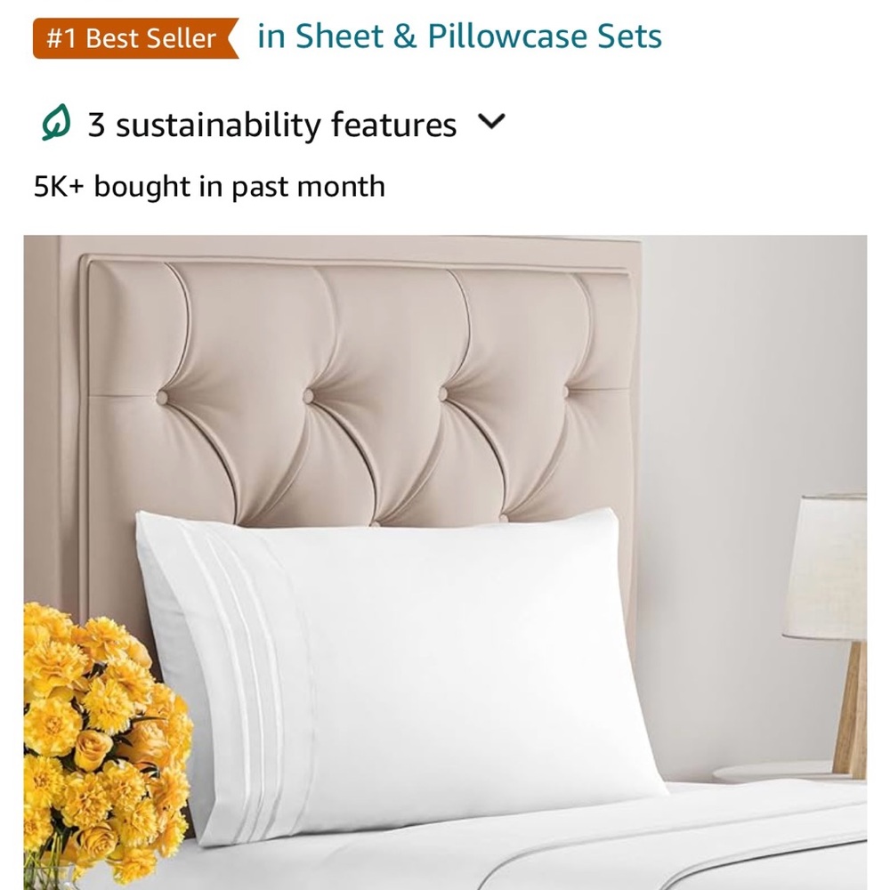 Twin XL sheet set